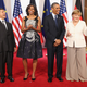 Joachim Sauer, Michelle Obama, President Barack Obama and German Chancellor Angela Merkel (Sean Gallup/Getty Images)